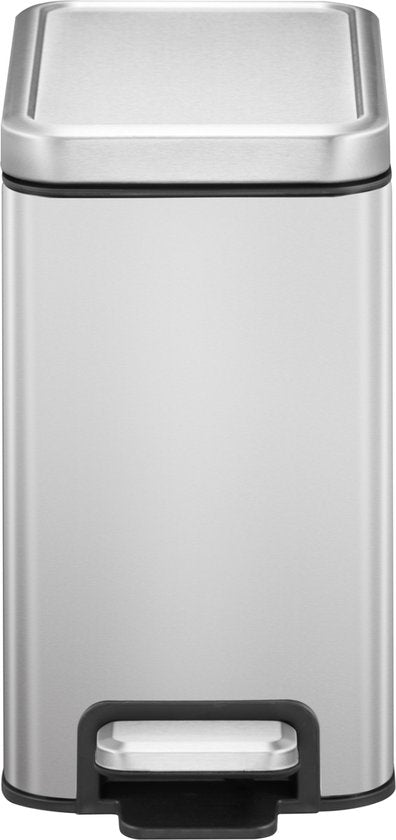 EKO - Stella Slim pedal bin 6 liters - Stainless steel - matt stainless steel - Waste bin