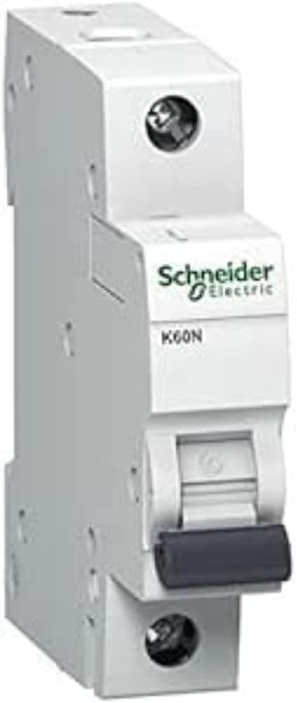 Schneider A9K01106 Disjoncteur K60N 1P 6A B Blanc 6Ka