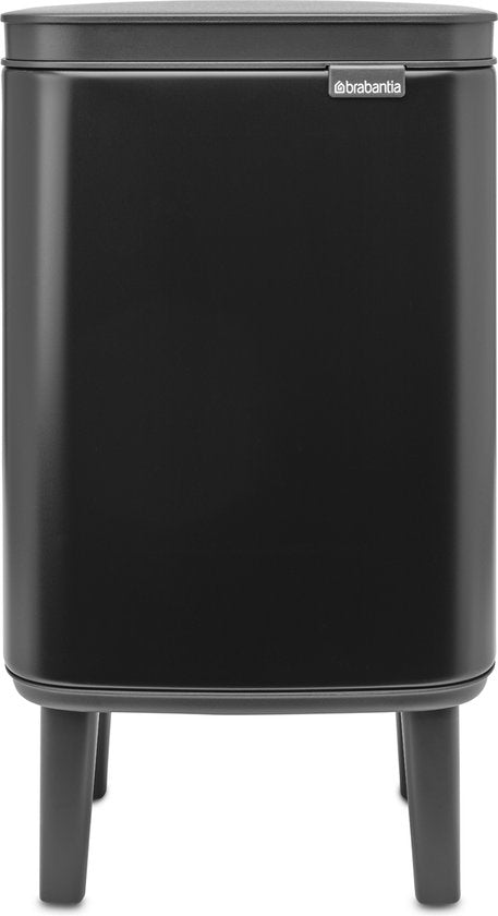 Brabantia Bo Hi Poubelle - 4 liters - salle de bain - Matt noir