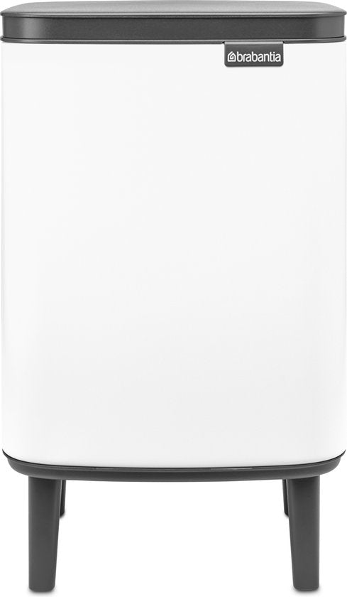Brabantia Bo Hi Poubelle - 7 liters - salle de bain - blanc