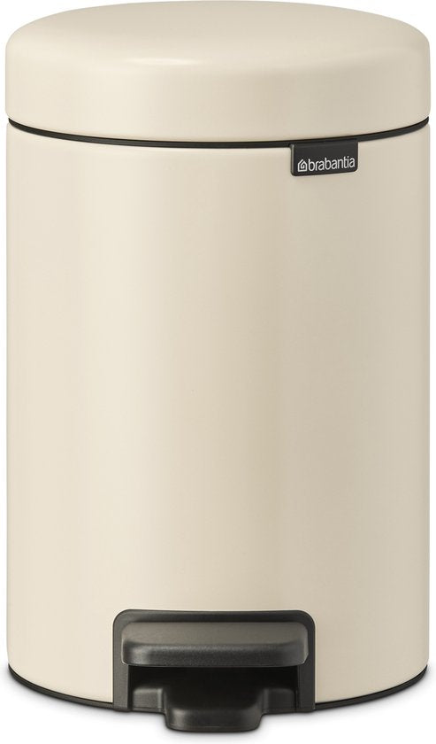 Brabantia NewIcon Waste Bin - 3 liters - Bathroom - Soft Beige