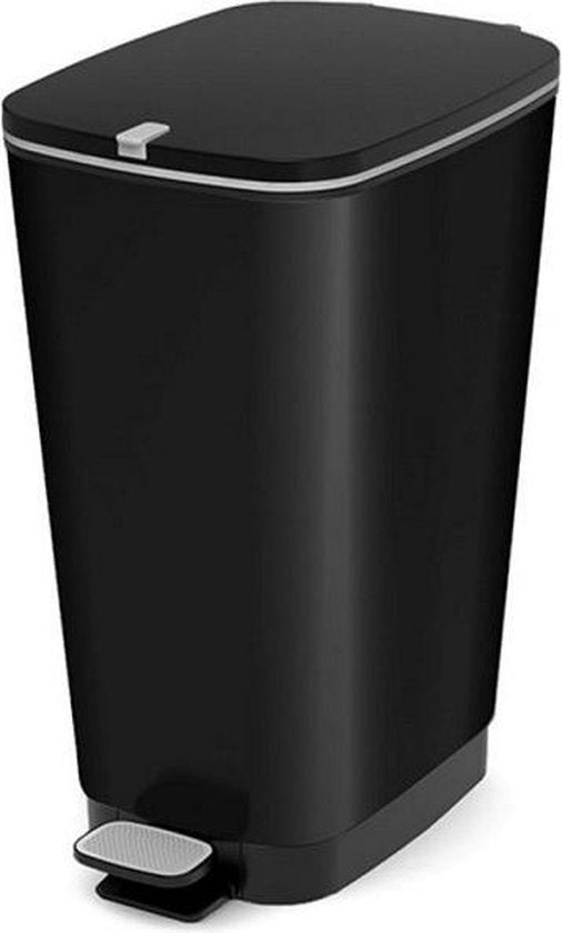 KIS Chic Bin - Waste Bin Size M - 23L - Matte Black - 26.5 x 45 x 4.1 cm