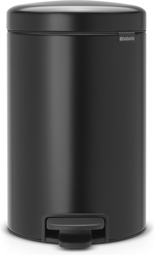Brabantia NewIcon Waste Bin - 12 liters - Matt Black