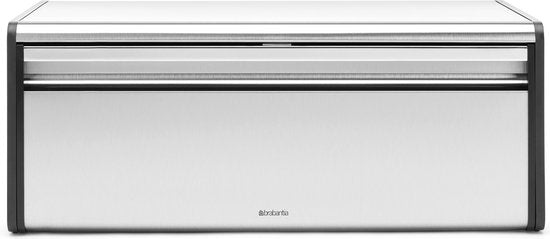 Brabantia Boîte à pain - with hinged lid - Matt Steel