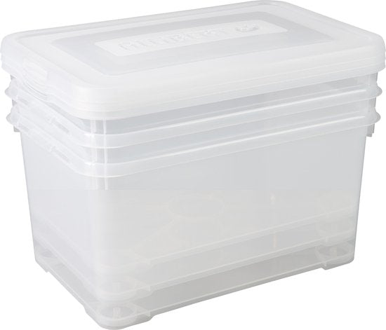 Boîtes de rangement Allibert Handy 50 L transparentes