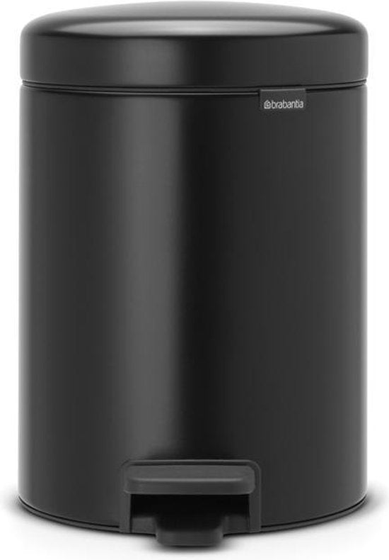 Brabantia NewIcon Poubelle - 5 liters - salle de bain - Matt noir