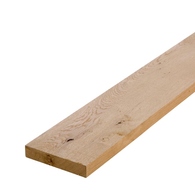 PLANCHE CHENE RABOTEE 28X150MM+/-2M20