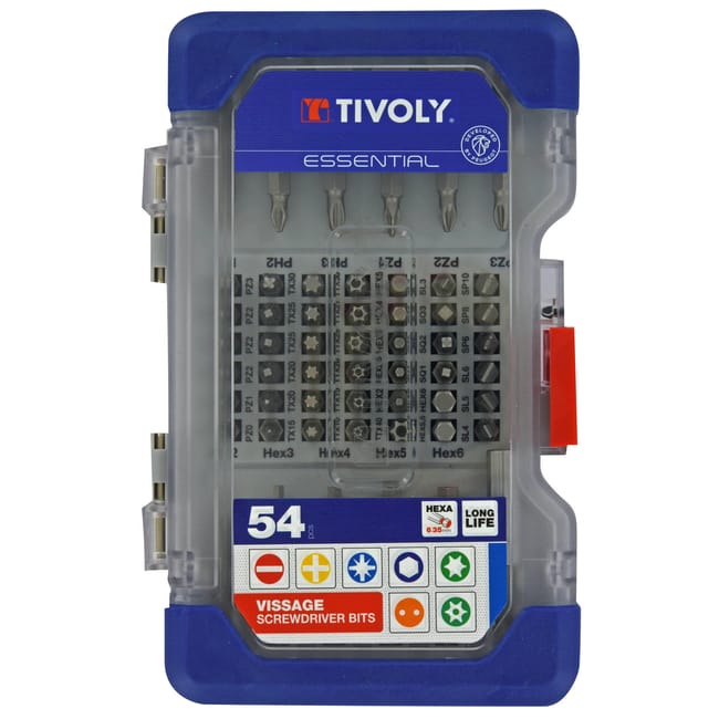 MALLETTE 54 PCS LED EMBOUTS VISSAGE TIV