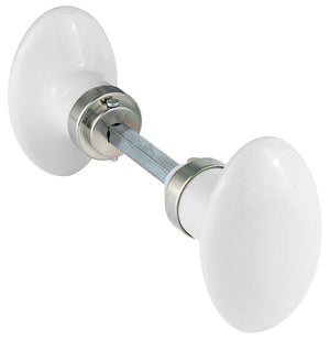 DBLE BOUTON OVALE N.MAT BLANC C7MM GOUP