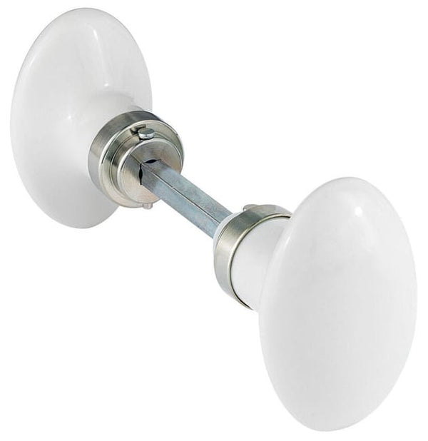 DBLE BOUTON OVALE N.MAT BLANC C7MM GOUP