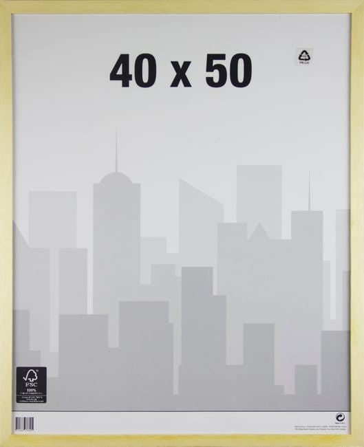 CADRE BOIS BRUT 40X50CM