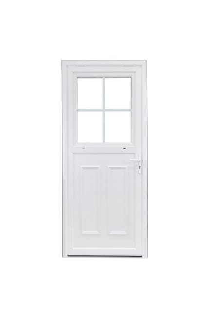 PORTE D' ENTREE PVC ESSENT.FERMIERE 215X90 PG BL