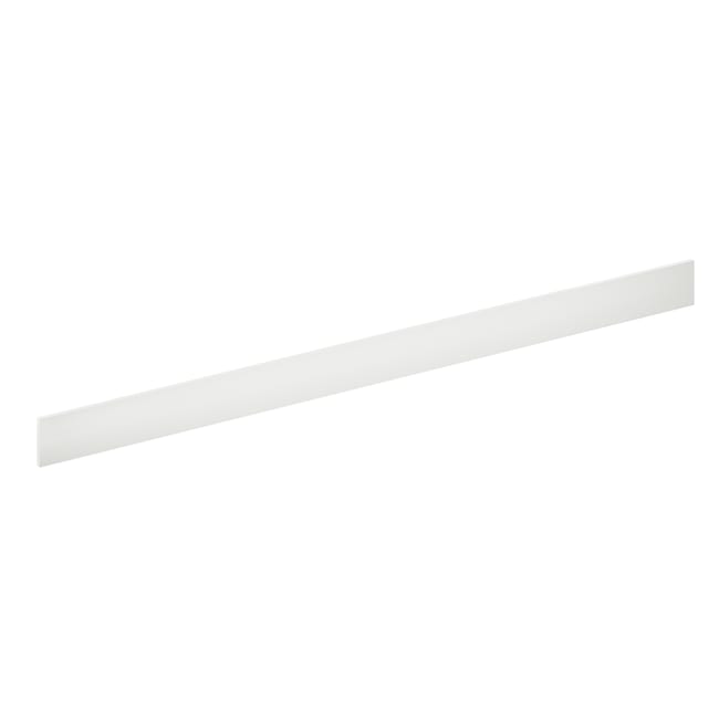 PLINTHE+BAVET BLANCHE BRILLANTE L240XH10