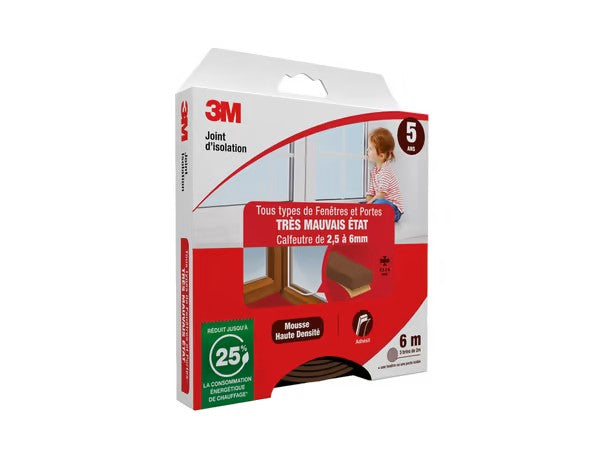JOINT 2.5A6MM T.MAUVAIS ETAT 3M MARRON6M