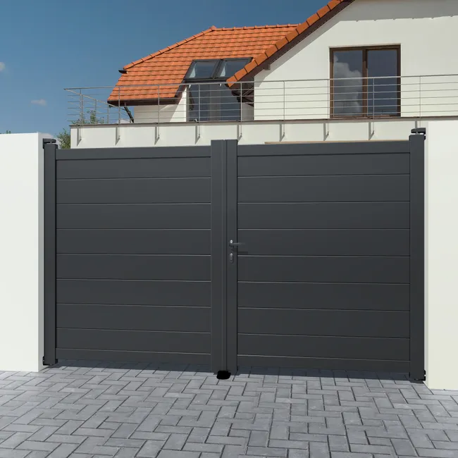 PORTAIL ALU PRADO 3.5*1.784M GRIS