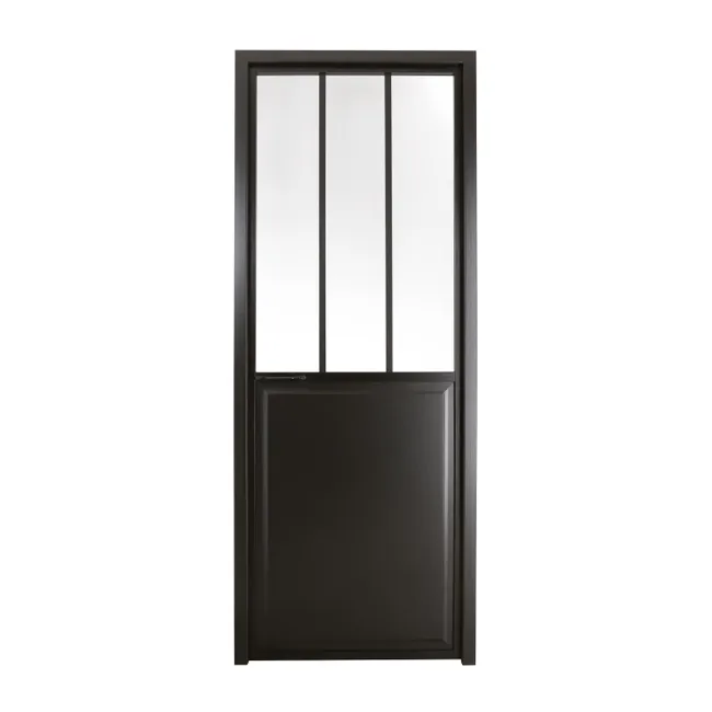 BLOC PORTE ATELIER NOIR H.72 73D