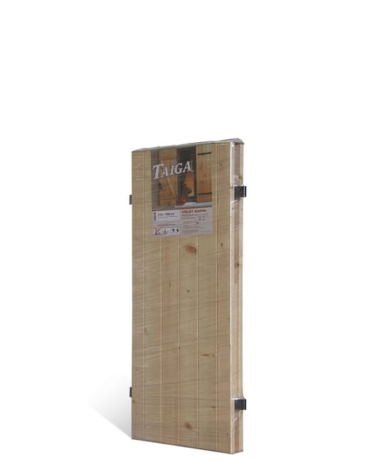 VOLET TAIGA SAPIN 115X100 2 VANTAUX