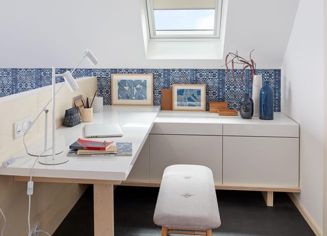 PLAN TRAVAIL BLANC BRILLANT 315X65X3.8CM