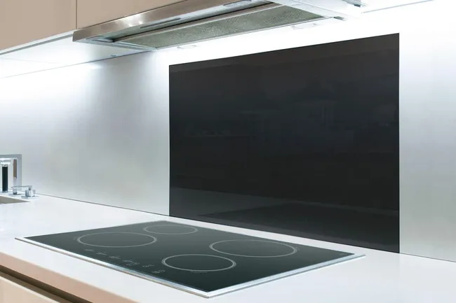 FOND DE HOTTE VERRE NOIR BRI 90X70CM