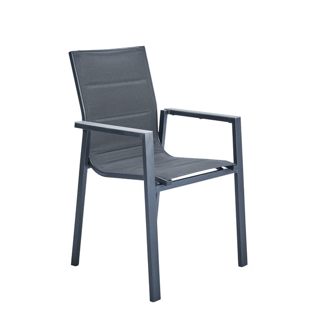 FAUTEUIL ORION GAMMA ALU TEXT ANTHRA