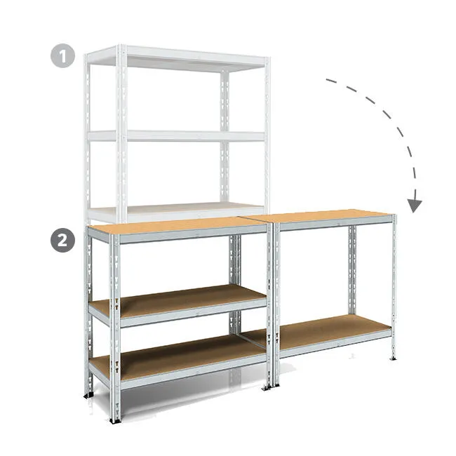 ETAGERE SPACEO GALVA 5T 180X90X40 175KG