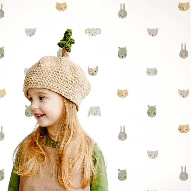 PAPIER PEINT BABYLAND2 FRIMOUSSES VERT