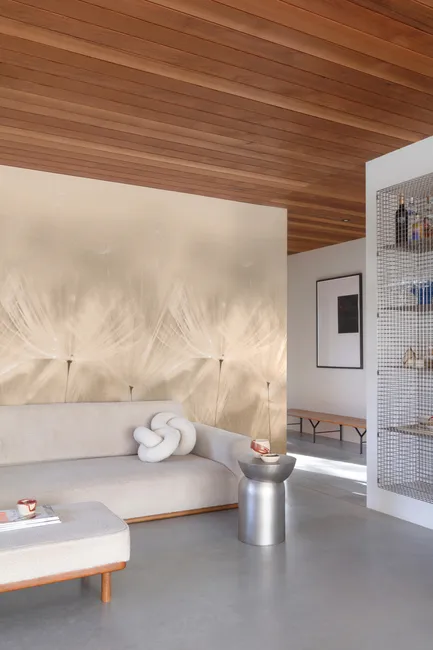 PAPIER PEINT MOTIF FLEUR DANDELION