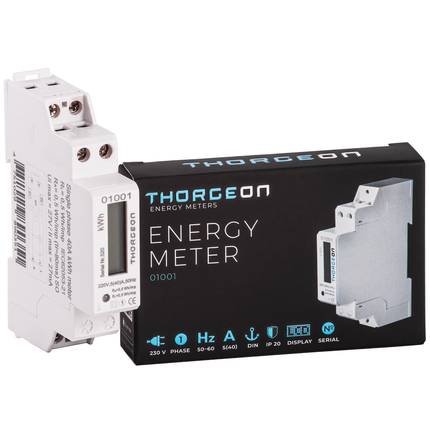 1-Phase DIN Energy Meter 40A THORGEON