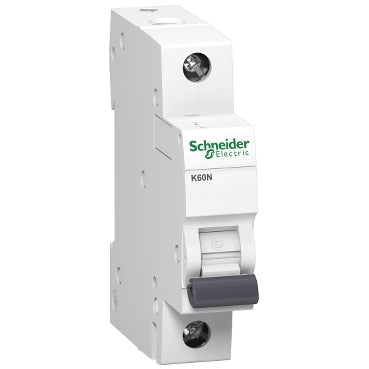 Disjoncteur miniature K60N 1P, 25 A, caractéristique B, 6 kA