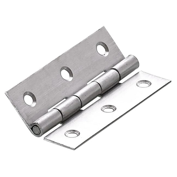 Charnière universelle acier inoxydable pour meuble, L.70 x l.40 mm
