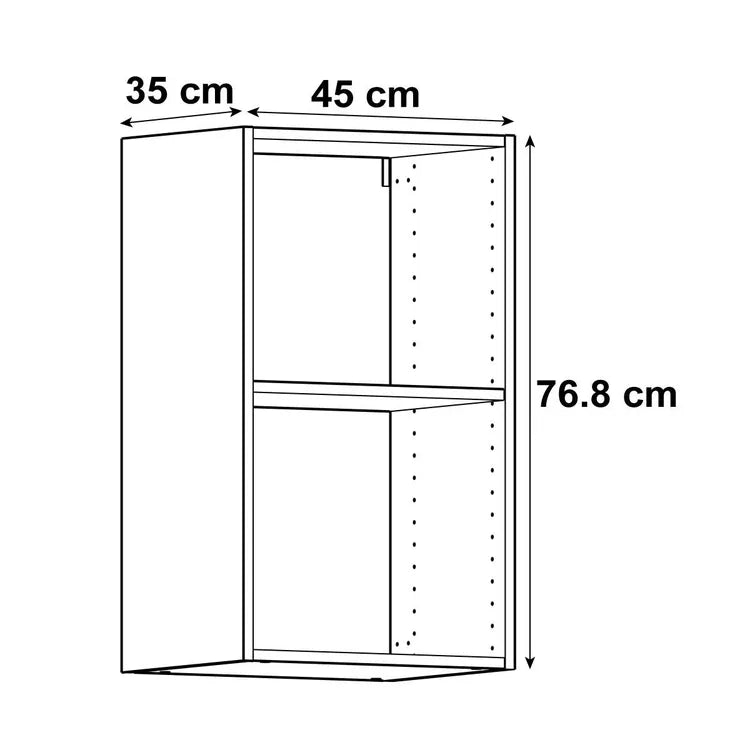 CAISSON HAUT BLANC L45XH77XP35