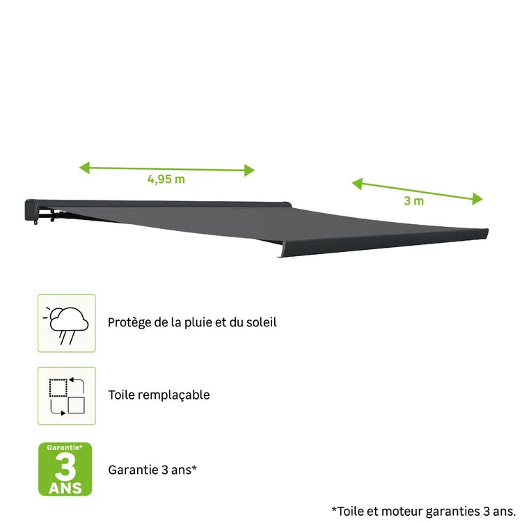 ST BANNE ZEFIR NAT.GRIS/GRIS 4.95X3 MOTO