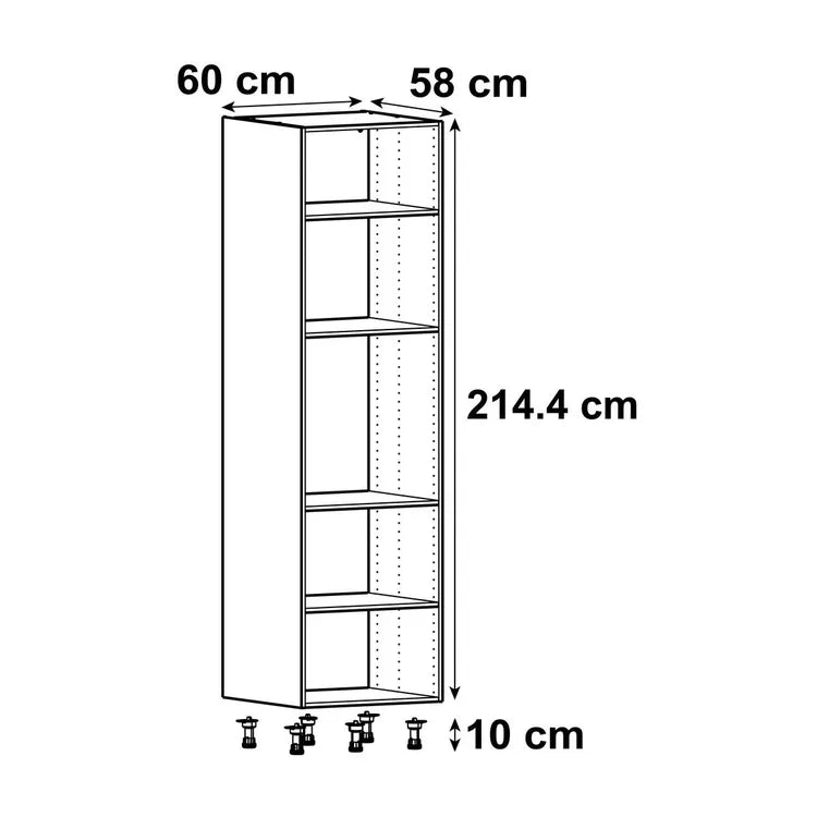 CAISSON COL BLANC L60XH215XP58
