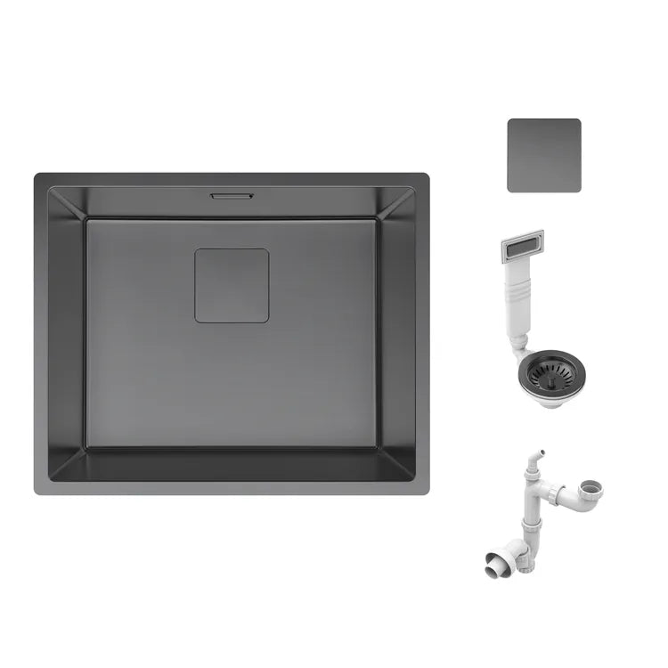 CUVE INOX MICHIGAN 55 CM GUN METAL