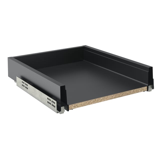 Tiroir pour caisson DELINIA ID gris anthracite H.9.9 x l.41.8 x P48 cm