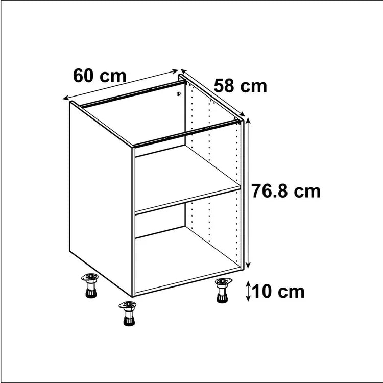 CAISSON BAS BLANC L60XH77XP58