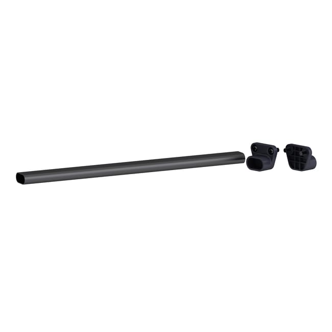 Kit barre de penderie et supports SPACEO Evo'M noir pour caisson L.40 cm