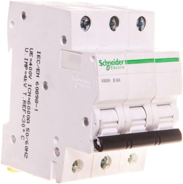 Schneider A9K01306 Disjoncteur K60N 3P 6A B Charakteristik 6kA