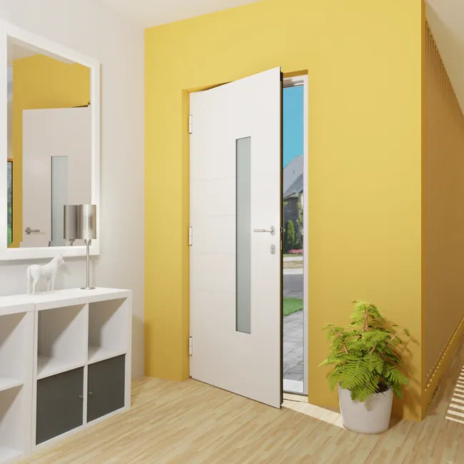 Porte d'entrée Alu Navia Essentiel H.215 x l.90 cm