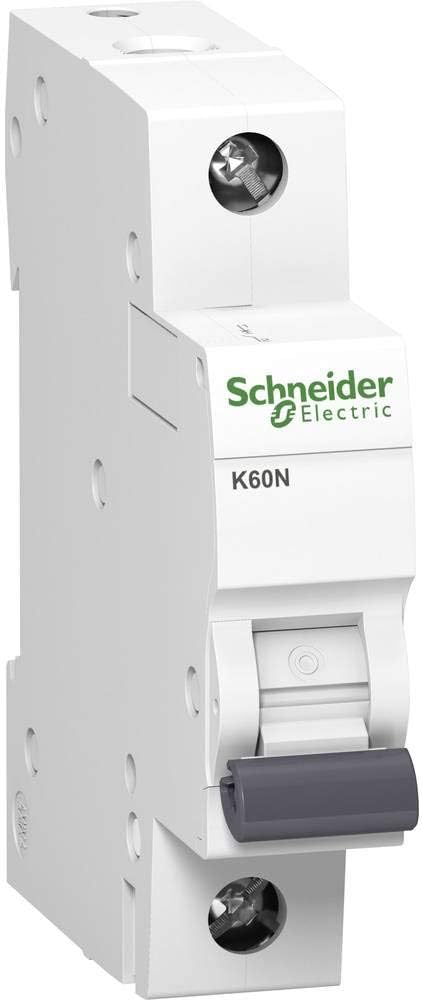 Schneider A9K02125 Disjoncteur K60N 1P 25A Caractéristique C 6kA