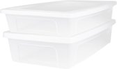 IRIS Clearbox Boîte de rangement - Under-the-Bed - 30L - plastique - transparent