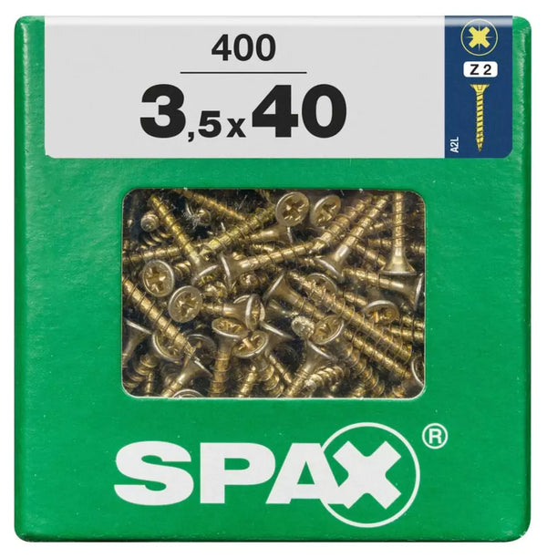 Vis universelles 3.5 x 40 mm PZ 2 - 400 pcs.