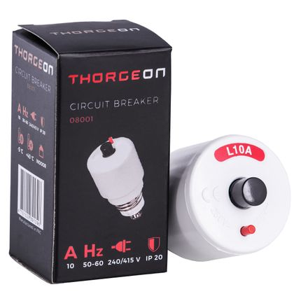 Circuit Breaker 10A E27 1P IP20 THORGEON