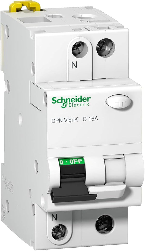 Disjoncteur différentiel 2P 16A C 0,03A Type AC DPN Vigi K A9D20616 Schneider Electric