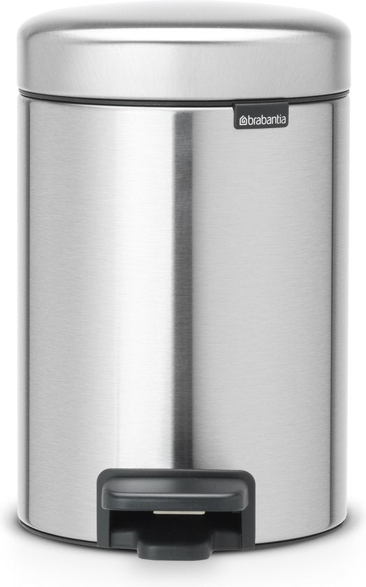 Brabantia NewIcon Waste Bin - 3 liters - Bathroom - Matt Steel Fingerprint Proof
