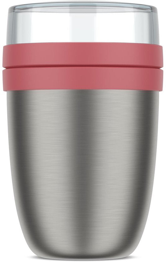 Mepal insulated lunch pot Ellipse - 500 + 200 ml - Thermos lunch box - Vivid mauve