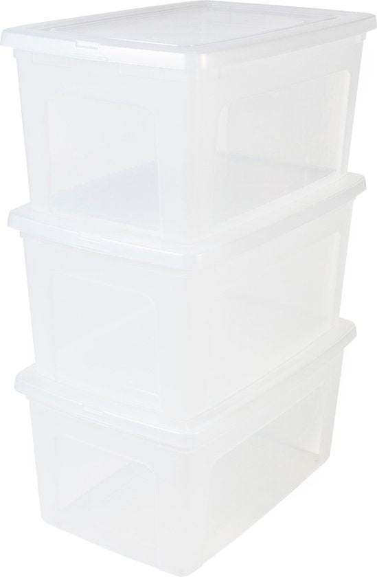 IRIS Clearbox Boîte de rangement - 50L - plastique - transparent