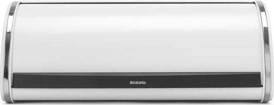 Brabantia Bread Bin - with Sliding Lid - White