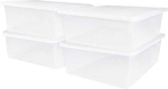 IRIS Cristalbox Boîte de rangement - 28L - plastique - transparent