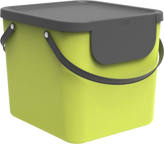 Rotho Albula waste separators - BPA-free - 40L - lime green